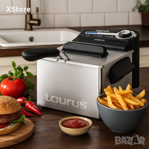 Фритюрник Taurus Professional 2 Plus, 2L, снимка 4 - Фритюрници - 52437326