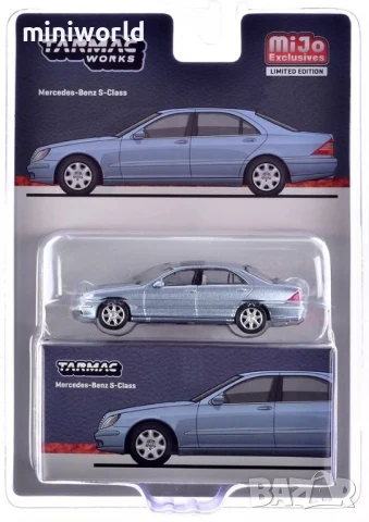 Mercedes-Benz S-Class W220 - мащаб 1:64 на TERMAC моделът е нов в блистер + кутийка, снимка 7 - Колекции - 51267140