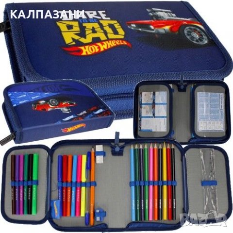 STARPACK несесер с аксесоари Hot Wheels (486070), снимка 2 - Рисуване и оцветяване - 37673842