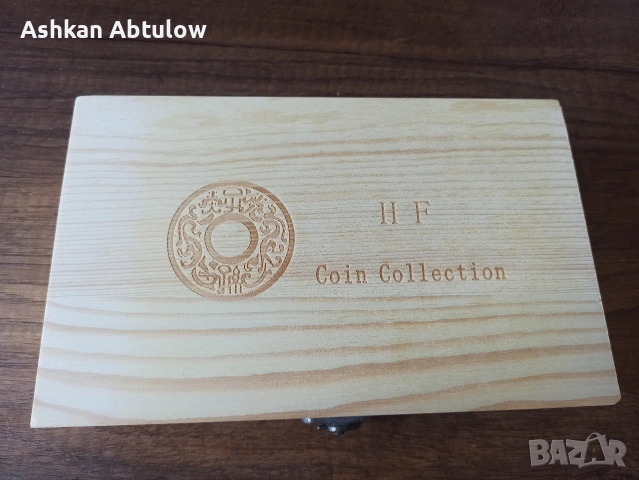 Кутия за монети , снимка 2 - Нумизматика и бонистика - 53176626