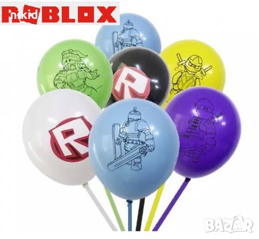 roblox Роблокс Обикновен надуваем латекс латексов балон парти, снимка 3 - Други - 29315150