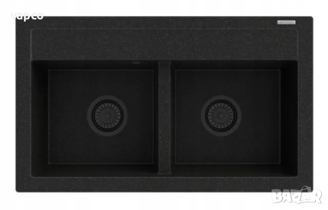 Гранитна мивка с 2 корита Granitan Duet 75см, снимка 2 - Мивки - 47597823