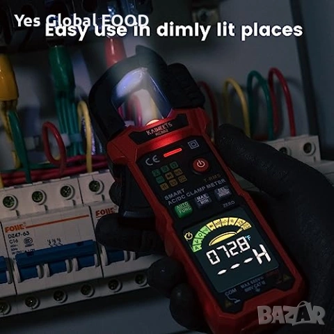 KAIWEETS токови клещи True RMS 6000 counts Auto-Ranging, снимка 8 - Други инструменти - 53021229