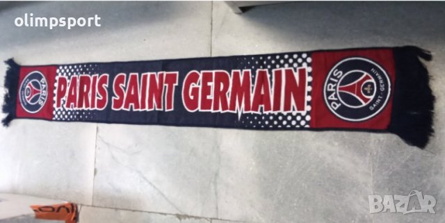 шал PSG Paris Saint Germain нов размер 19 х 150см, снимка 1 - Футбол - 36252799