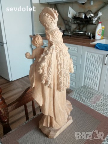 Прекрасно с изработката си, антикварно ,произведение на изкуството.Дърворезба.Ръчна изработка., снимка 3 - Други ценни предмети - 42517381