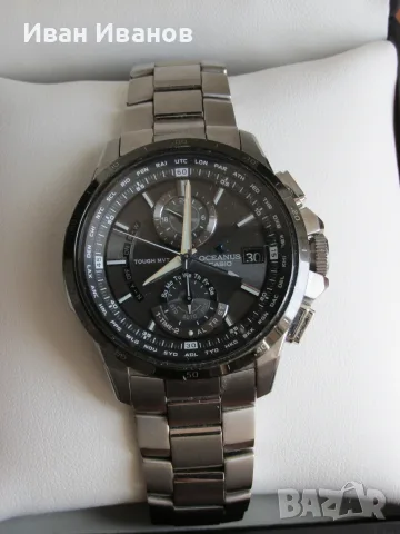CASIO OCW-T1010 OCEANUS TOUGH MVT TITANIUM MULTI BAND 6 10 BAR MADE IN JAPAN
