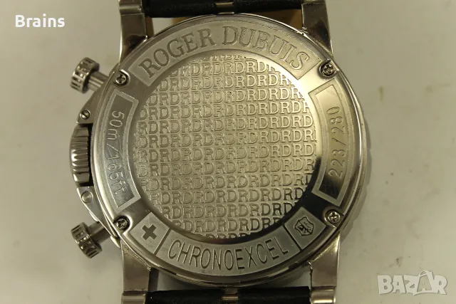 ROGER DUBUIS Chronoexcel Мъжки Стоманен Хронограф, снимка 7 - Мъжки - 55941511