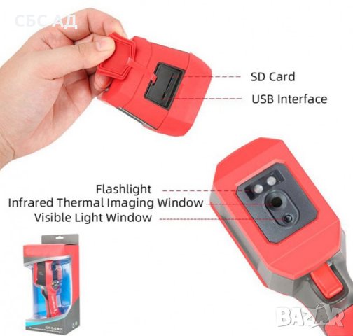Инфрачервена термовизионна камера, снимка 2 - Камери - 30572501