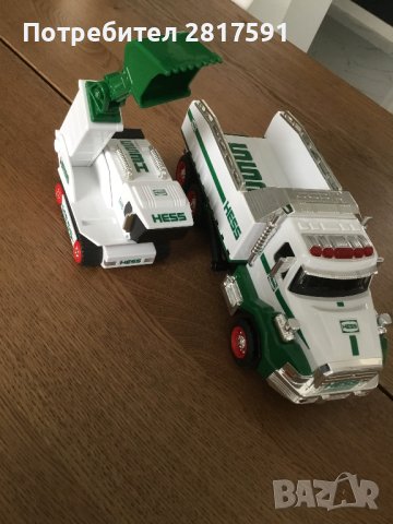 Товарен камион на Hess + багер, снимка 3 - Коли, камиони, мотори, писти - 42622685