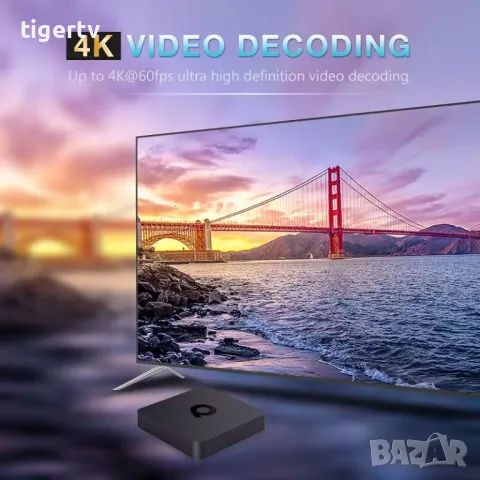Android TV Box TX96Q, Android ATV10, Dual WIFI, Bluetooth, Гласово дистанционно, снимка 13 - Плейъри, домашно кино, прожектори - 42170528