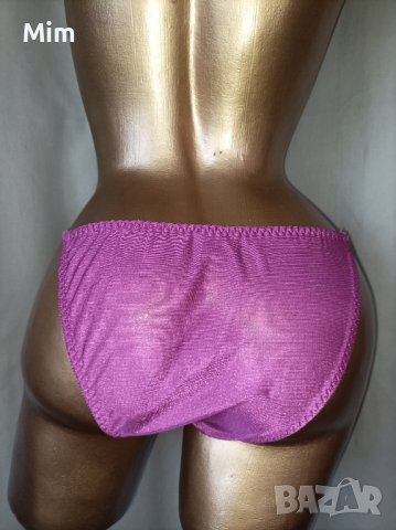 М Лилава изрязана бикина с отворено дъно , снимка 3 - Бельо - 37271334