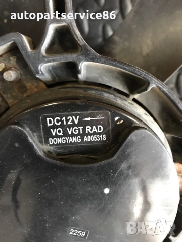 Мотор на вентилатора на радиатора за KIA Carnival 2.9 CRDi (2006–2010) 25380-4DXXX, снимка 2 - Части - 53174710