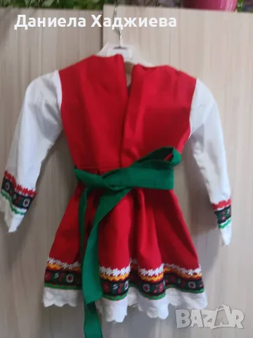 Прекрасна детска народна носия за момиче (Сукман и престилка), снимка 3 - Бебешки рокли - 56128676