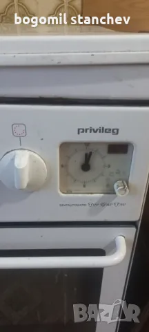 Privileg Готварска печка с 4 котлона фурна с вентилатор, снимка 9 - Печки, фурни - 49736676