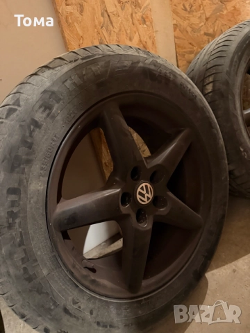 Алуминиеви джанти 17" 5х112 за VW, Audi, Skoda, Seat с хубави летни гуми Petla, снимка 4 - Гуми и джанти - 56059340