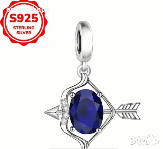 S925 Сребърни Талисмани ( ЗОДИИ - Зодиак ) за гривни , снимка 9 - Други - 49257394