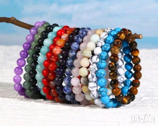 Гривни от естествени камъни  , снимка 3 - Гривни - 51172840