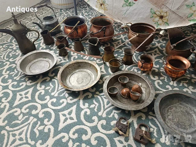 Старинни медни съдове , снимка 2 - Антикварни и старинни предмети - 55949675