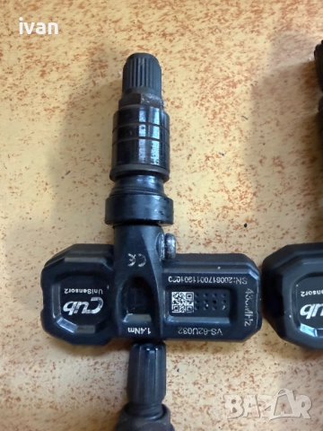 4 бр. датчика CUB за налягане TPMS в гумите на Mercedes, снимка 4 - Аксесоари и консумативи - 52707484
