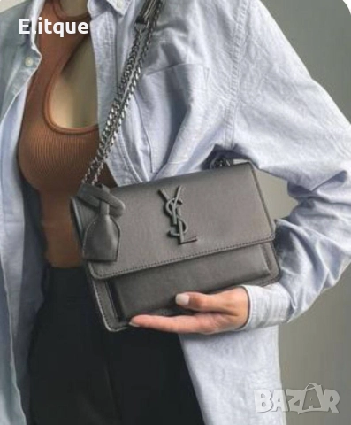 чанти YVES SAINT LAURENT SUNSET ⬆️ 16 CM ➡️ 22 CM, снимка 7 - Чанти - 52908077