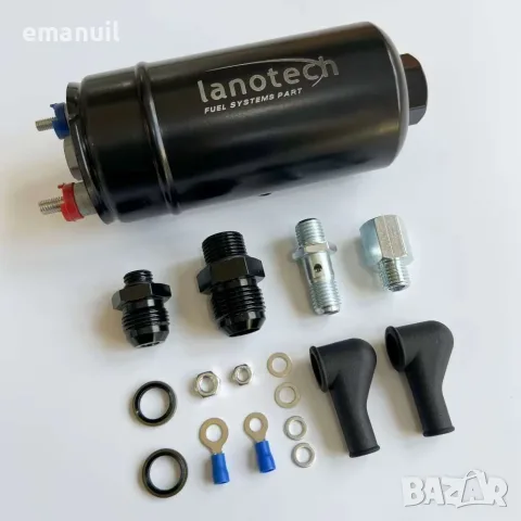 12V 3bar.-038 и 3-5bar.-044 + БАНДЖО + AN8 + AN10 Външна горивоподкачваща горивна подкачваща помпа, снимка 3 - Части - 49776180