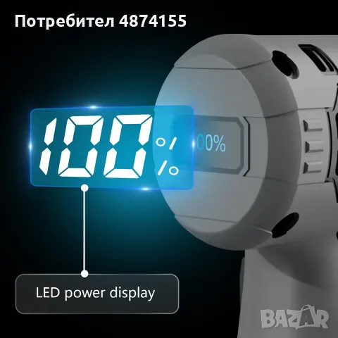 Безжичен ъглошлайф 76мм с 2 броя батерии и 6 диска за рязане, снимка 5 - Ъглошлайфи - 56132768