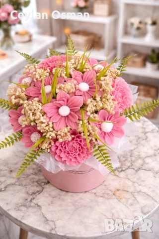 Ароматен букет от соев восък 