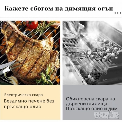 Електрическа скара Royalty Line RL-BGT2000 / RL-SBGT2000, 2000W, снимка 3 - Друга електроника - 51861080