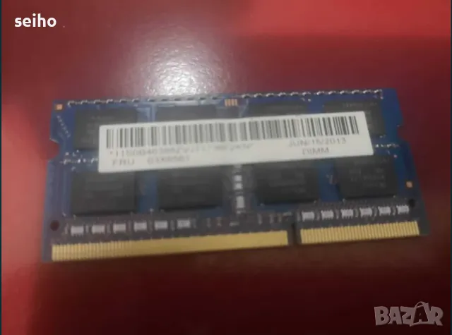 Рам памет SK hynix4GB DDR3, снимка 2 - Лаптоп аксесоари - 48256420