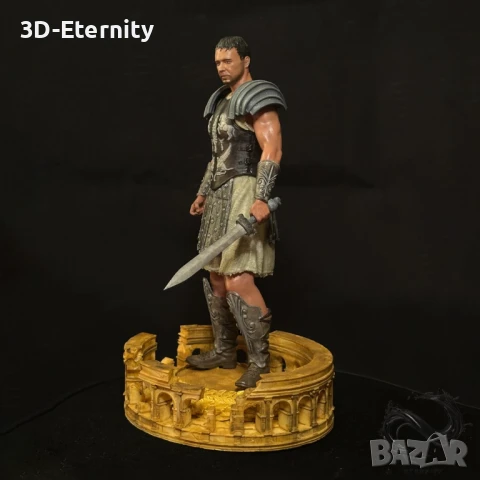 3D Фигура - Максимус от „Гладиатор“, снимка 2 - Статуетки - 50449571