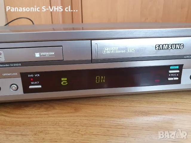 SAMSUNG SV-DVD1E player VHS recorder HI-FI stereo, 6 HEAD, снимка 4 - Плейъри, домашно кино, прожектори - 55771506