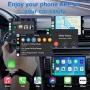 Безжичен CarPlay адаптер, безж адаптер за кола с Android,стаб бърз мини Carplay безжичен стик Plug , снимка 5