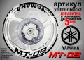 Yamaha MT-09 кантове + надписи за джанти, снимка 2