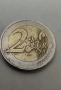 Рядка евро монета вижда се номинала, снимка 8