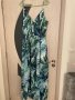 Разкошна ефирна цепка  нова елегантна ефирна дълга рокля екзотичен тропически принт номер 40, снимка 6