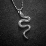 Колие със змия, снимка 1 - Колиета, медальони, синджири - 37565251