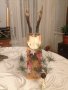Красива декорация с трофей сръндак и висулка с ангелче, Германия, снимка 1 - Антикварни и старинни предмети - 36648741
