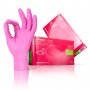 Розови нитрилни ръкавици нитрил, снимка 1 - Медицински консумативи - 37890950