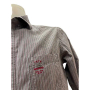 Мъжка риза DIESEL размер S / M райе сиво червено, снимка 2