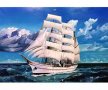 Диамантен гоблен, кораб в морето, снимка 1 - Гоблени - 31953537