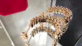 CARTIER Clash de Cartier Rose Gold Hoop Дамски Обеци, снимка 9