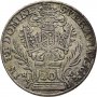 Монета Австрия 20 Кройцера 1756 г Франц I Стефан