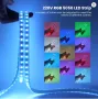 Комплект от 4 RGB лед ленти с едно дистанционно. RGB LED ленти, снимка 5