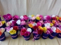 Ръчно изработени букетчета с цветя от хартия, снимка 9
