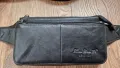 Мъжка чанта през рамо от естествена кожа. Бъбрек, снимка 6