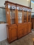 Античен Сет- Масивна Витрина с Писалище,Скрин и Маса+6 бр.Стола-внос от Германия!, снимка 6