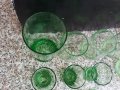 Чаши от зелено стъкло , снимка 5