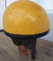 Ретро каска за мотоциклет, жълт цвят, снимка 3