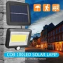 ГАРАНЦИЯ! Мощна соларна LED лампа с фотоклетка и отделен панел, снимка 5