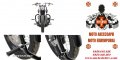 МОТОЦИКЛЕТНИ ЧЕРНИ СТЕПЕНКИ ЗА РОЛБАРИ ЗА CUSTOM,CHOPPER,CRUISER., снимка 2
